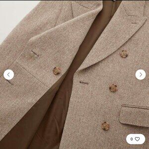 Uniqlo ines de la fressange (IDLF) Collaboration Tweed Coat